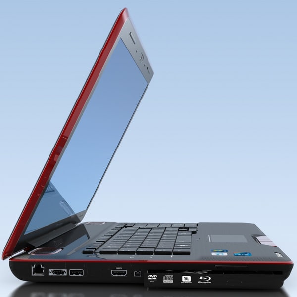 3ds max notebook toshiba qosmio x500 - Notebook TOSHIBA Qosmio X500.MAX... by 3DLocker